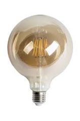 Cata 6W Rustik Led G125 Glop Ampul E27 Amber Ct-4287