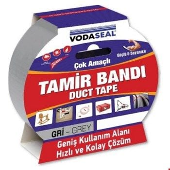 Vodaseal Duct Tape Tamir Bantı 50*10 mt Gri